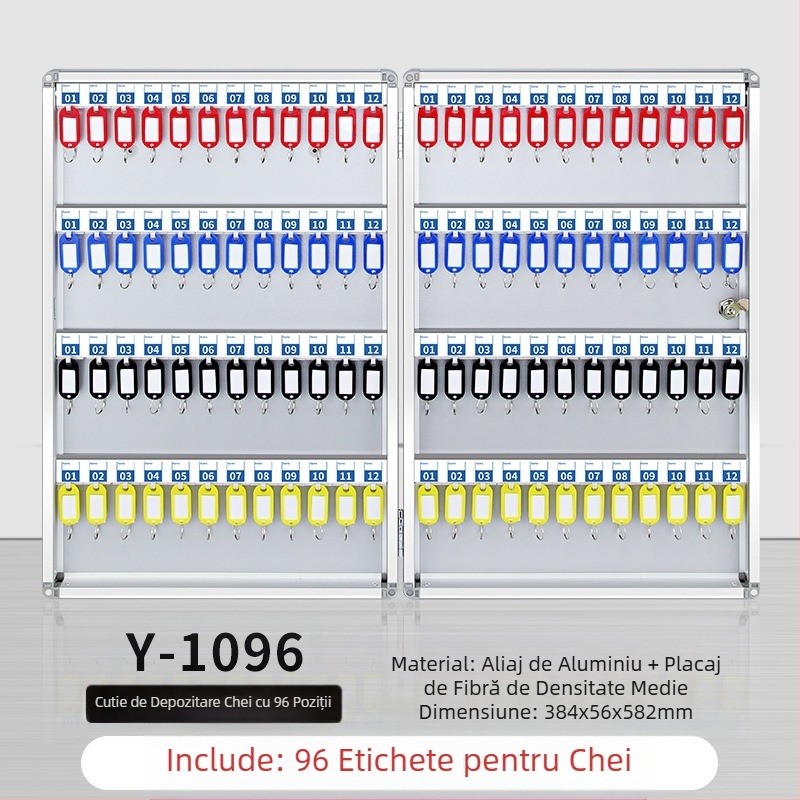 Cutie de chei montată pe perete, cutie de gestionare, dulap de chei pentru agenție imobiliară, dulap de gestionare, cutie de depozitare a cheilor auto, cutie montată pe perete