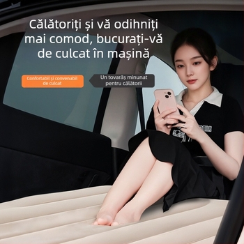 Saltea gonflabilă pentru portbagaj auto Tesla Model Y, pat gonflabil pentru camping în aer liber, pat de dormit pentru mașină în spate