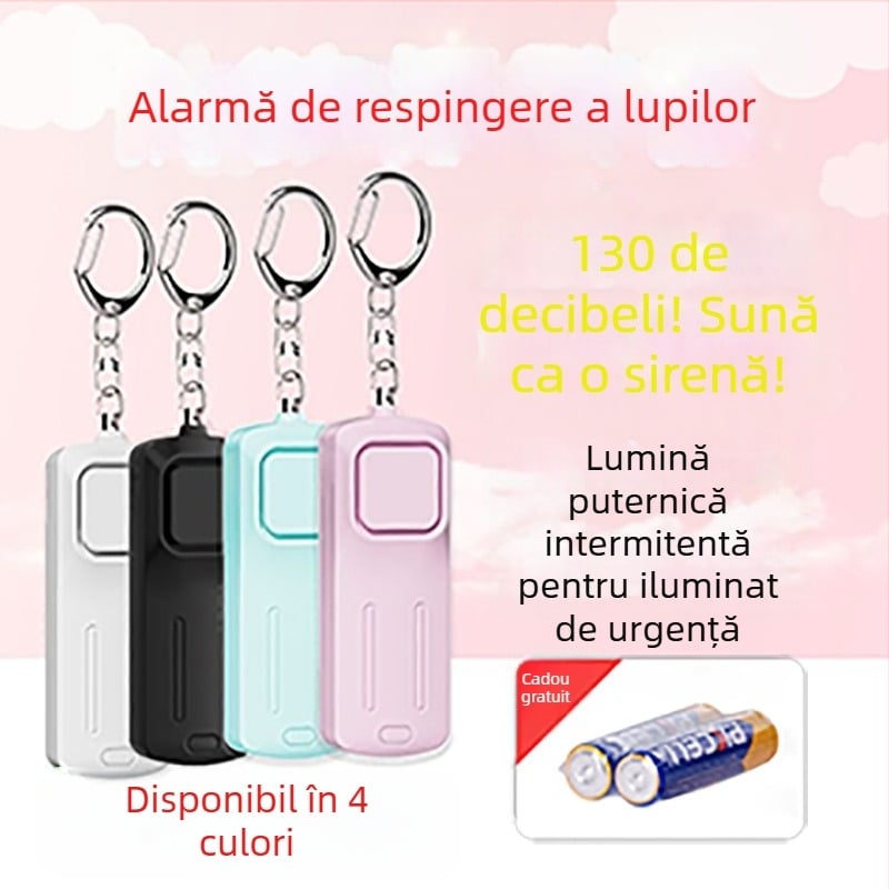 Lanternă personală Wolf cu alarmă reîncărcabilă, portabilă, inteligentă, SOS pentru exterior