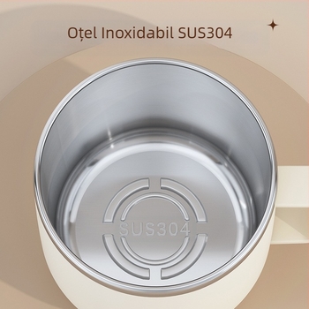 Cana specială pentru înmuierea fulgilor de ovăz, cană de mic dejun cu lapte, cană, cană de cafea din oțel inoxidabil 304, cană nouă pentru femei, bărbați