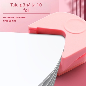 Freză rotundă pentru colțuri, freză rotundă R4, freză rotundă mică pentru examenul de admitere postuniversitar, teșită, cu foi libere, cu arc, felicitare DIY pentru fotografii