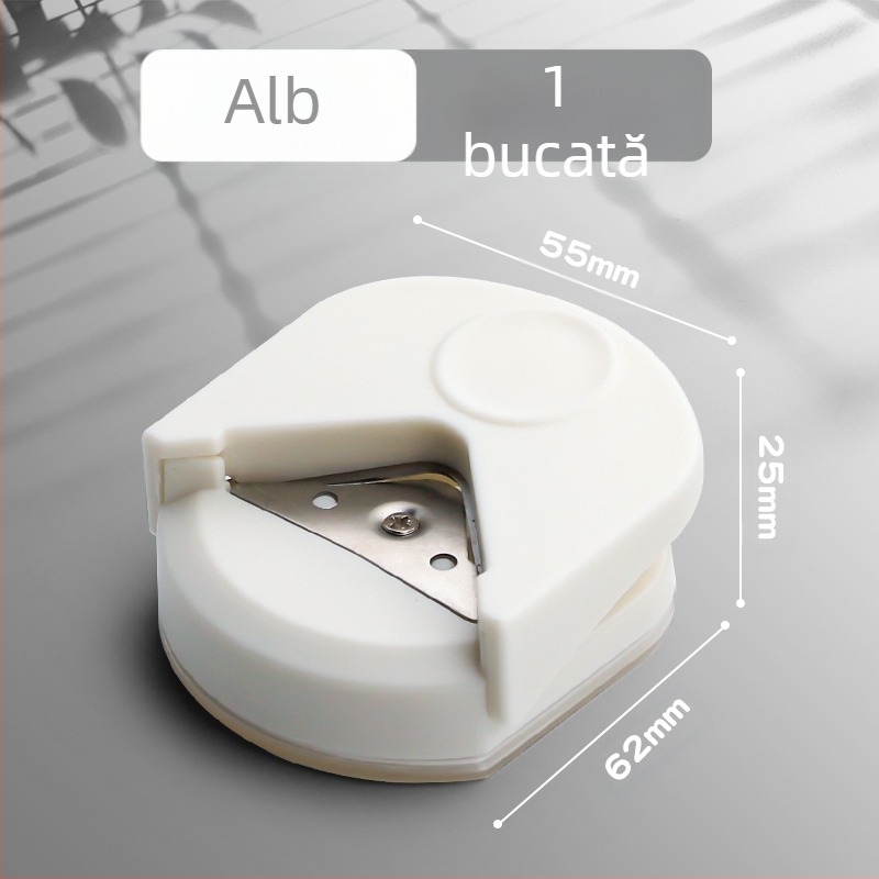 Freză rotundă pentru colțuri, freză rotundă R4, freză rotundă mică pentru examenul de admitere postuniversitar, teșită, cu foi libere, cu arc, felicitare DIY pentru fotografii