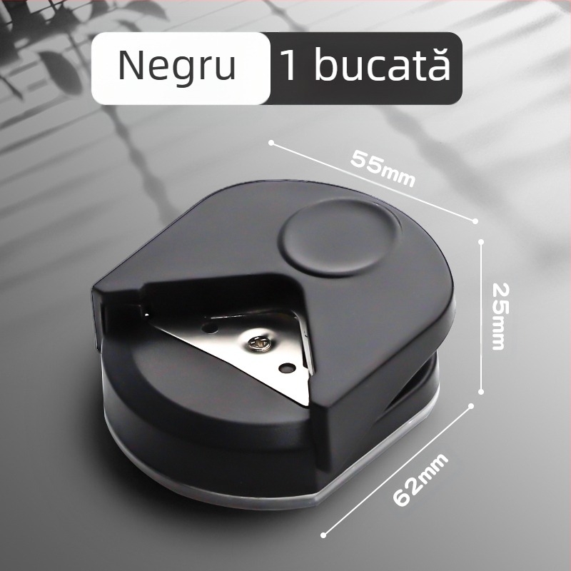 Freză rotundă pentru colțuri, freză rotundă R4, freză rotundă mică pentru examenul de admitere postuniversitar, teșită, cu foi libere, cu arc, felicitare DIY pentru fotografii