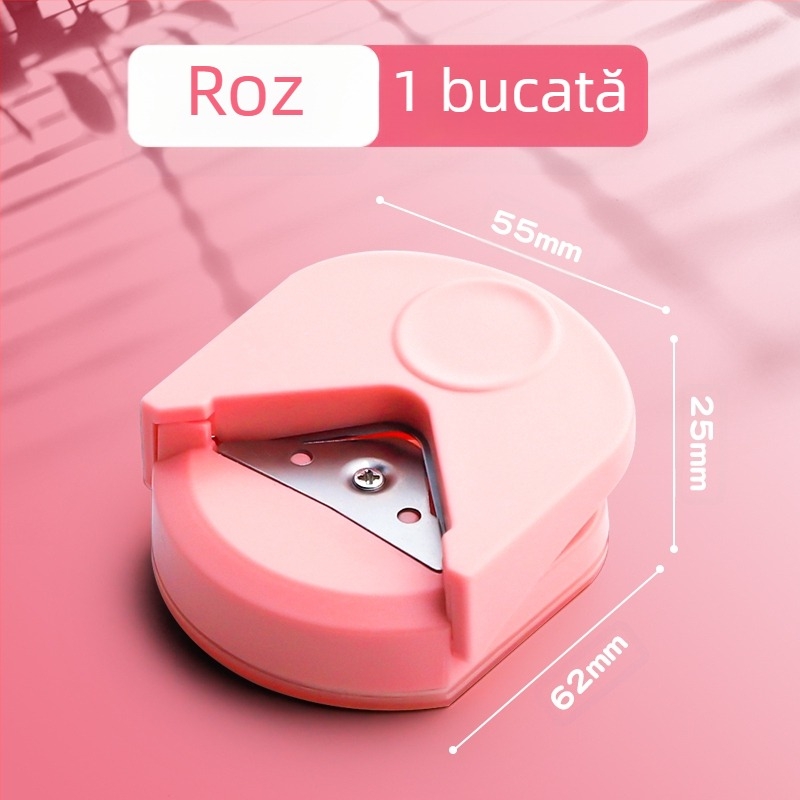 Freză rotundă pentru colțuri, freză rotundă R4, freză rotundă mică pentru examenul de admitere postuniversitar, teșită, cu foi libere, cu arc, felicitare DIY pentru fotografii