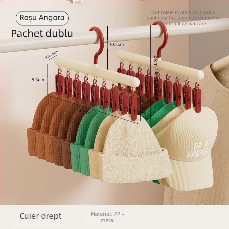 Umeraș de uz casnic cu clemă, valoare de culoare ridicată, clemă fără sudură, umeraș de haine multifuncțional, cu o singură potrivire, lenjerie de corp din plastic, clemă pentru șosete