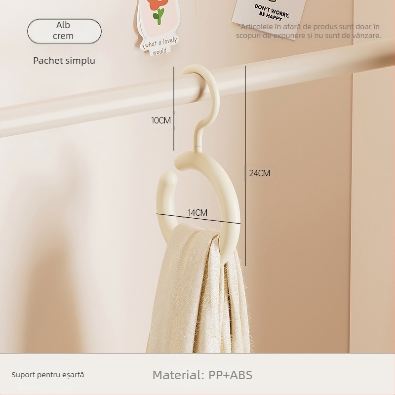 Umeraș de uz casnic cu clemă, valoare de culoare ridicată, clemă fără sudură, umeraș de haine multifuncțional, cu o singură potrivire, lenjerie de corp din plastic, clemă pentru șosete