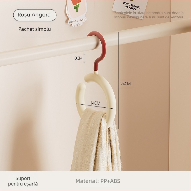 Umeraș de uz casnic cu clemă, valoare de culoare ridicată, clemă fără sudură, umeraș de haine multifuncțional, cu o singură potrivire, lenjerie de corp din plastic, clemă pentru șosete