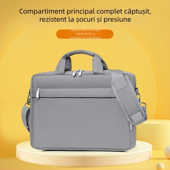 Geantă portabilă pentru laptop de 15,6 inch, geantă pentru notebook de 14 inch, servietă anti-stropire, geantă de afaceri pentru bărbați și femei de 17 inch