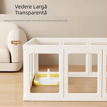 Gard transparent pentru câini Claw Villa, acrilic, pentru canisa, gard interior pentru animale de companie, iepure, câine mare, câine mic, cușcă pentru câini