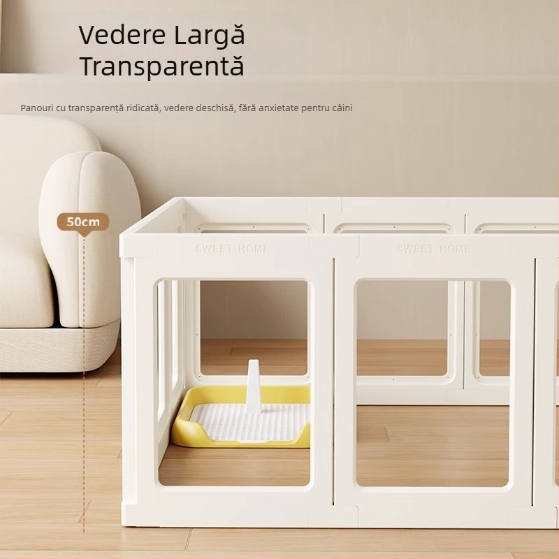 Gard transparent pentru câini Claw Villa, acrilic, pentru canisa, gard interior pentru animale de companie, iepure, câine mare, câine mic, cușcă pentru câini