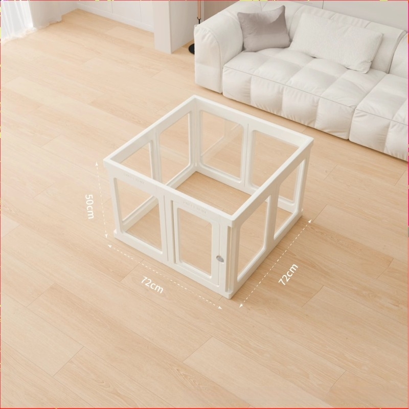 Gard transparent pentru câini Claw Villa, acrilic, pentru canisa, gard interior pentru animale de companie, iepure, câine mare, câine mic, cușcă pentru câini
