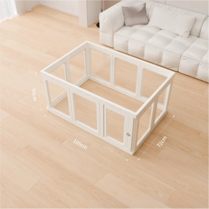 Gard transparent pentru câini Claw Villa, acrilic, pentru canisa, gard interior pentru animale de companie, iepure, câine mare, câine mic, cușcă pentru câini