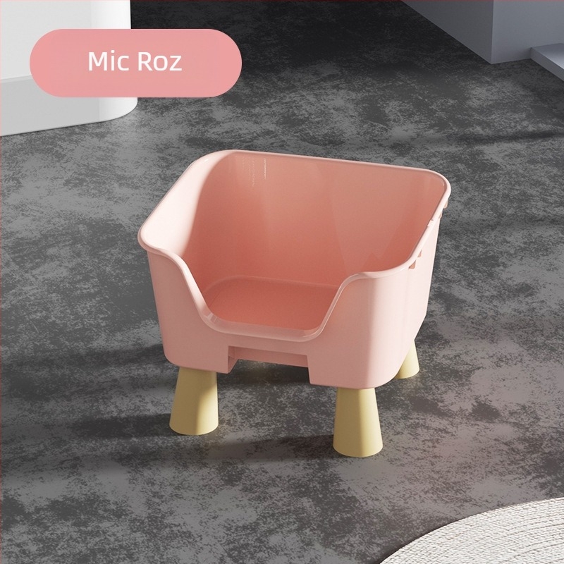 Litiera pentru pisici, semi-închisă, extra mare, pentru toaletă, anti-stropire, sertar, tip litiera pentru pisici, dezodorizantă pentru pisoi