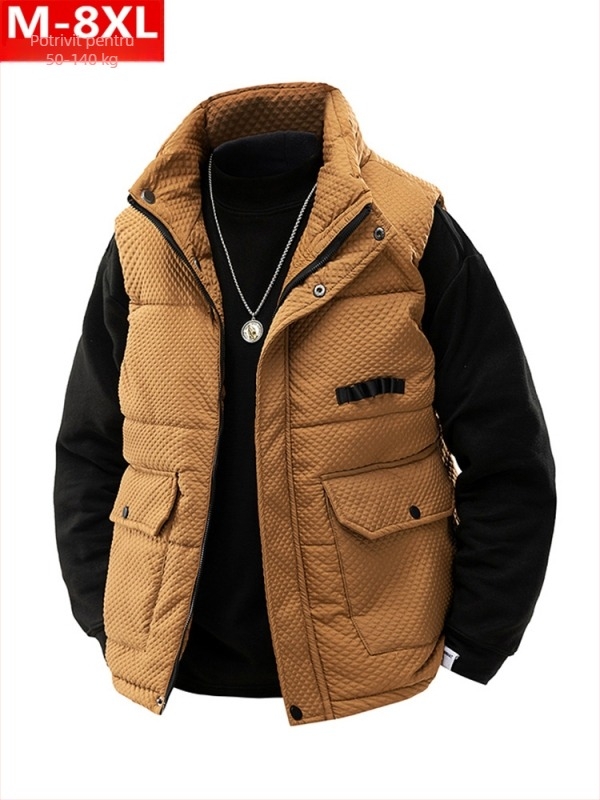 Men's Ladies Fashion Fashion Men's Fashion Fashion Plus Size Fat Loose Slim Fit Jacket fără mâneci