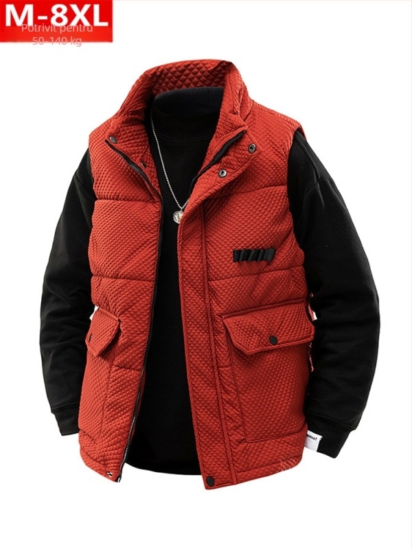 Men's Ladies Fashion Fashion Men's Fashion Fashion Plus Size Fat Loose Slim Fit Jacket fără mâneci