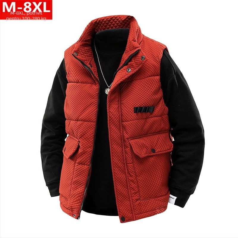 Men's Ladies Fashion Fashion Men's Fashion Fashion Plus Size Fat Loose Slim Fit Jacket fără mâneci