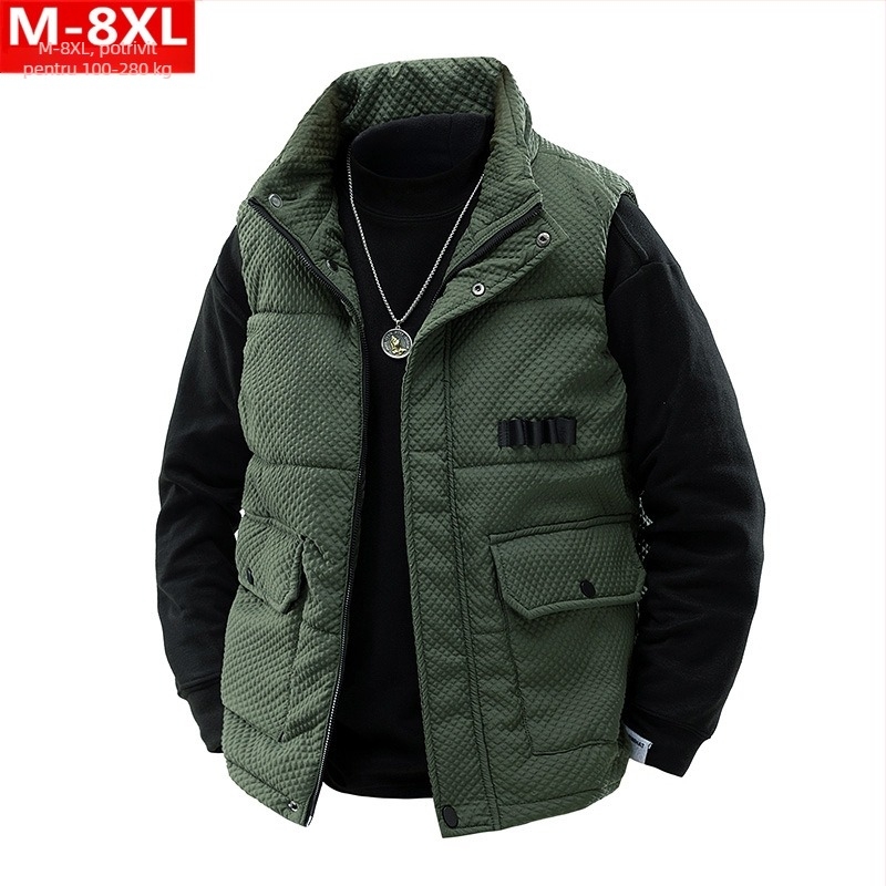 Men's Ladies Fashion Fashion Men's Fashion Fashion Plus Size Fat Loose Slim Fit Jacket fără mâneci