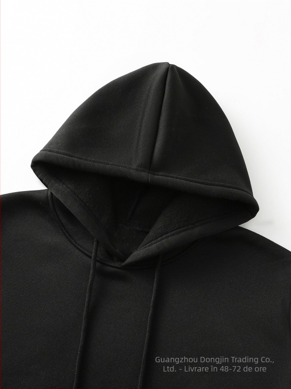 Hanorac casual pentru bărbați cu model geometric - mânecă lungă, pulover cu buzunar cangur pentru activități în aer liber și sport