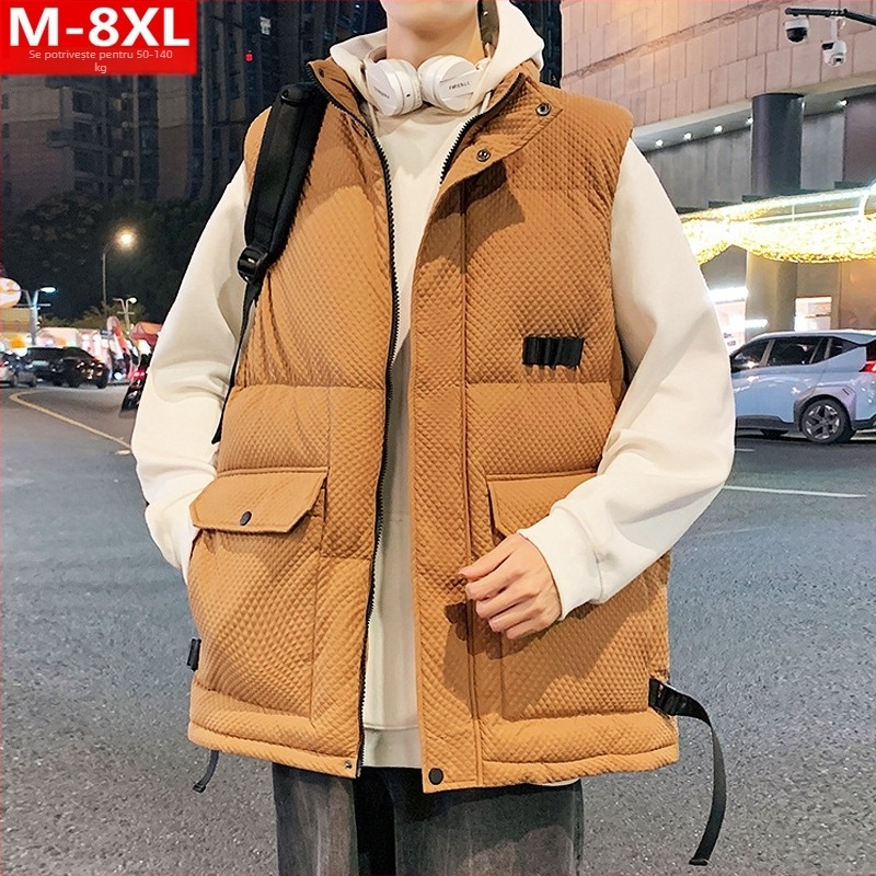 Men's Ladies Fashion Fashion Men's Fashion Fashion Plus Size Fat Loose Slim Fit Jacket fără mâneci