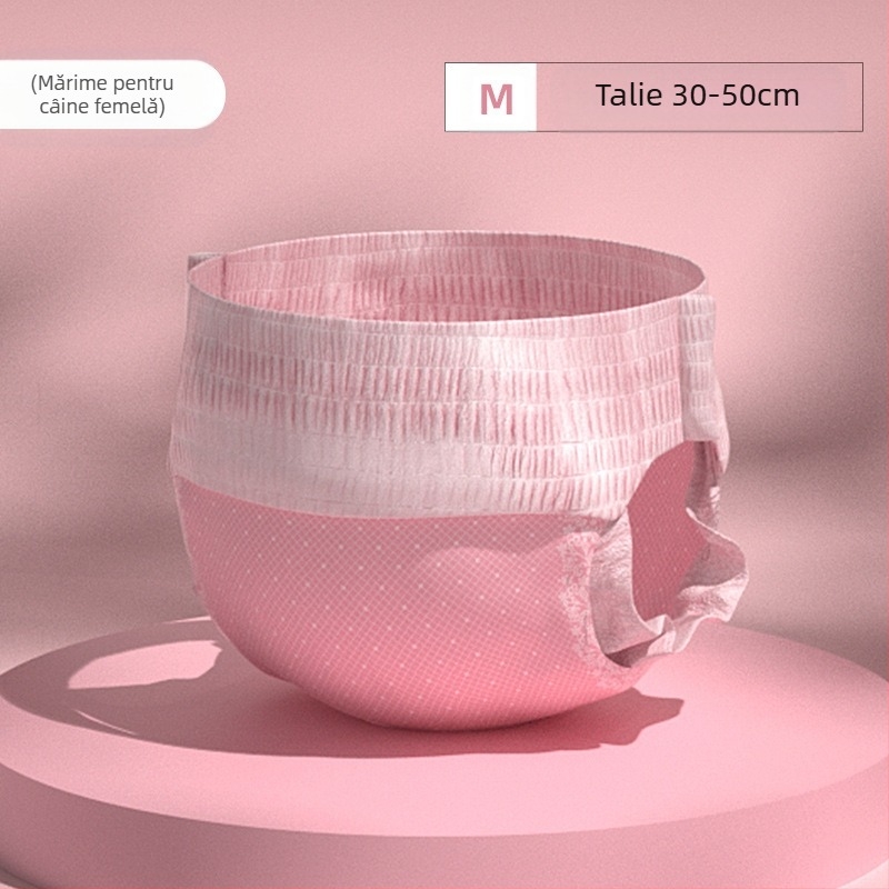 Scutece fiziologice pentru câini, pentru femele și masculi, absorbante sanitare pentru animale de companie, pantaloni respirabili, tip tracțiune