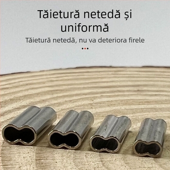 Echipament de pescuit, tub de cupru, tub dublu de cupru, suport de fir de pescuit, clește de sertizare pentru carcasă, clemă de sertizare pentru țevi de oțel, costum