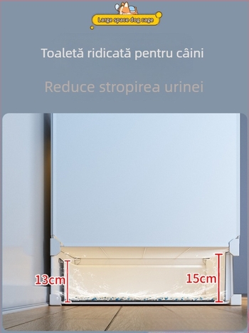 Cușcă pentru câini cu toaletă separată, o cameră, un living și o baie, cușcă pentru câini mici, cușcă pentru animale de companie de uz casnic, tip Teddy Pomeranian