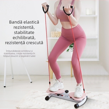 Platou rotativ pentru răsucirea taliei, mașină de răsucire a taliei mari, echipament de fitness, silențios acasă, pierdere în greutate, sport feminin, răsucire a taliei, artefact pentru pierderea în greutate