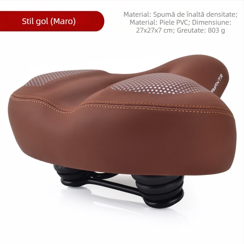 Pernă de șa pentru bicicletă, șa de bicicletă de munte, șa impermeabilă de înaltă elasticitate -311.999999999% reducere, pernă de șa pentru lumină spate cu absorbție de șocuri pentru bicicletă electrică Stack