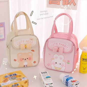 Desene animate Satchel Lunch Box Bag Student Prânz Izolator Bag Capacitate Mare Depozitare Bag Thickened Aluminium Folie Film Mese Bag Satchel