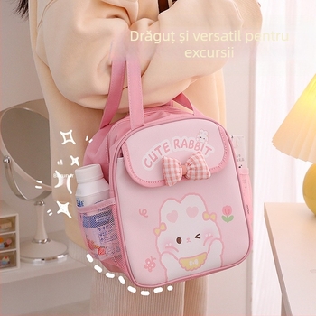 Desene animate Satchel Lunch Box Bag Student Prânz Izolator Bag Capacitate Mare Depozitare Bag Thickened Aluminium Folie Film Mese Bag Satchel