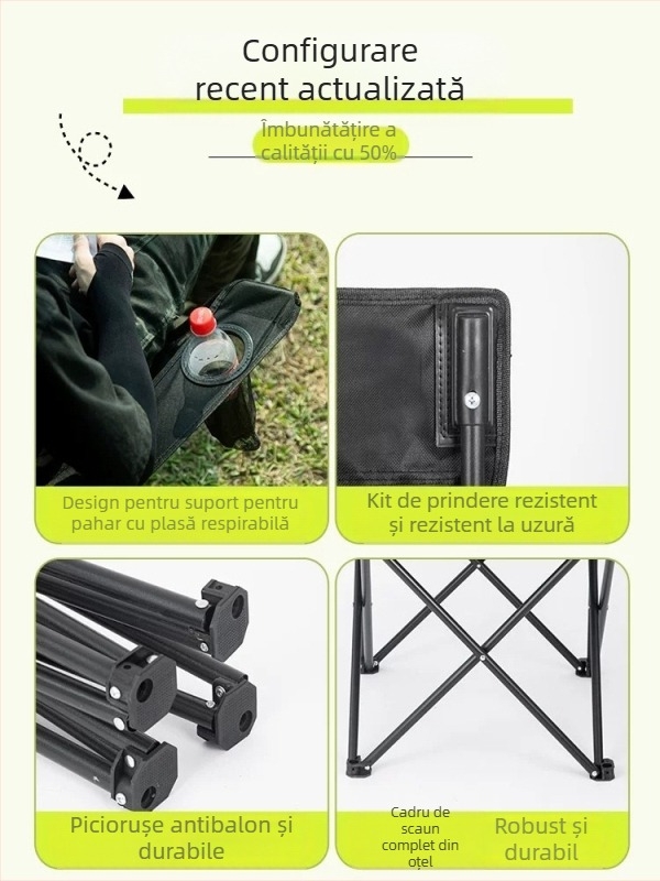 Scaun pliabil portabil pentru exterior, scaun de camping, scaun de pescuit din pânză Oxford, scaun de plajă ... pliant portabil, scaun pliant pentru pescuit, scaun de plajă, scaun de plajă, scaun pliant, scaun pliant pentru sport și agrement, scaun de plaj