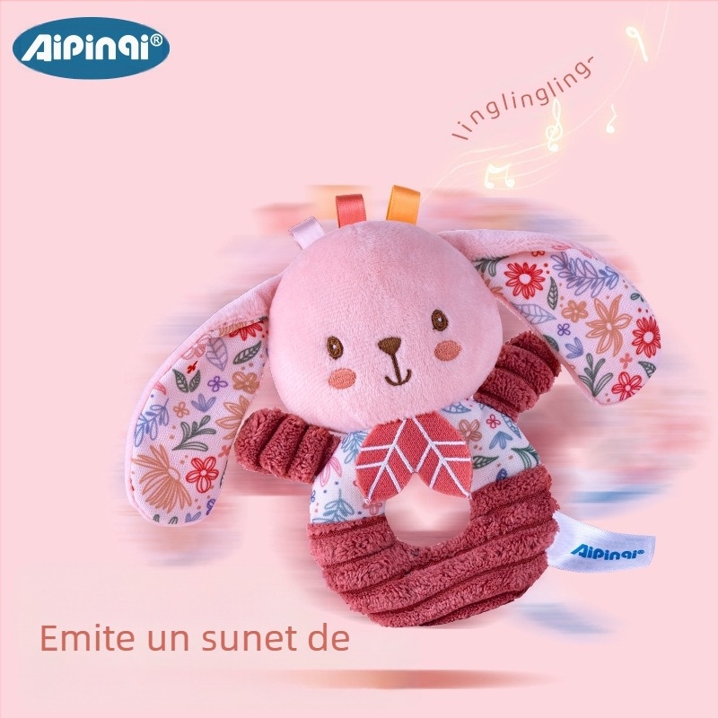 Aipinqi nou-născut păpușă de pluș roz inel clopoțel BB pentru bebeluși 0-1 an