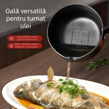 Nou mini oală de turnare a uleiului, ulei de uz casnic, turnare a uleiului fierbinte, oală mică de fier, turnare de zi, bogată în oală mică multifuncțională, en-gros din fabrică