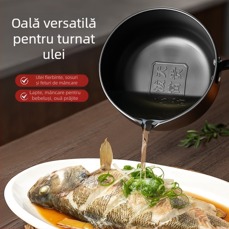 Nou mini oală de turnare a uleiului, ulei de uz casnic, turnare a uleiului fierbinte, oală mică de fier, turnare de zi, bogată în oală mică multifuncțională, en-gros din fabrică