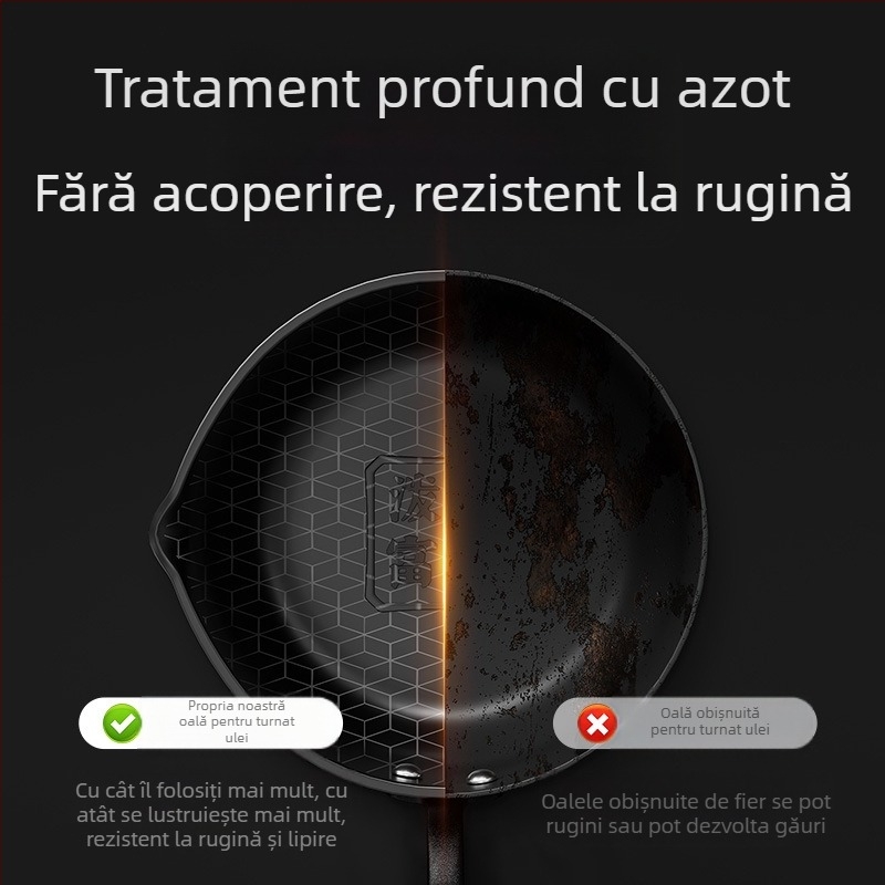 Nou mini oală de turnare a uleiului, ulei de uz casnic, turnare a uleiului fierbinte, oală mică de fier, turnare de zi, bogată în oală mică multifuncțională, en-gros din fabrică