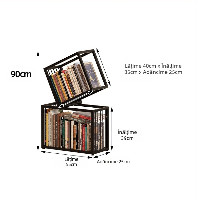 Raft de cărți vertical creativ la modă pentru casă, modern, pe podea, simplu, pentru depozitare, bibliotecă, raft de colț pentru studiu