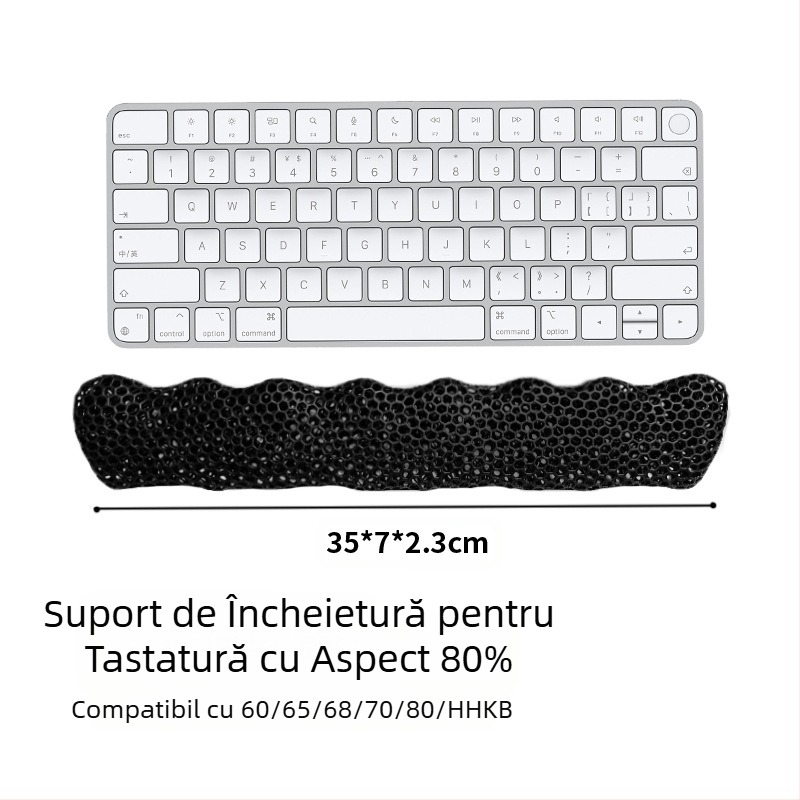 Tastatură cu imprimare 3D transfrontalieră, tastatură portabilă, mouse pad, tastatură mecanică, pad portabil pentru încheietura mâinii, pad pentru încheietura mâinii