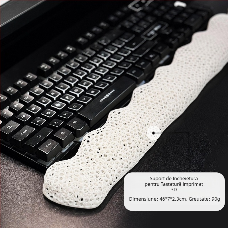 Tastatură cu imprimare 3D transfrontalieră, tastatură portabilă, mouse pad, tastatură mecanică, pad portabil pentru încheietura mâinii, pad pentru încheietura mâinii