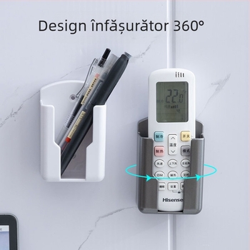 Telefon mobil cutie de depozitare cu telecomandă pentru TV, fără perforații, aer condiționat, telecomandă, încărcător de telefon mobil, raft de depozitare