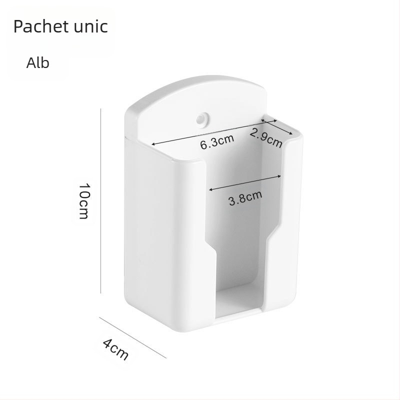 Telefon mobil cutie de depozitare cu telecomandă pentru TV, fără perforații, aer condiționat, telecomandă, încărcător de telefon mobil, raft de depozitare