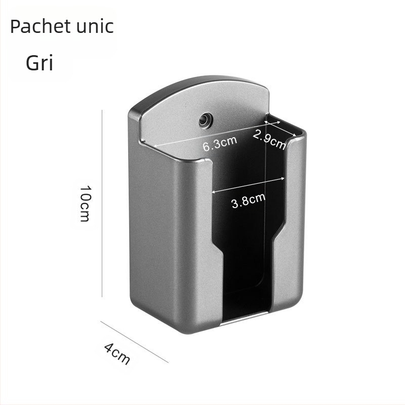 Telefon mobil cutie de depozitare cu telecomandă pentru TV, fără perforații, aer condiționat, telecomandă, încărcător de telefon mobil, raft de depozitare