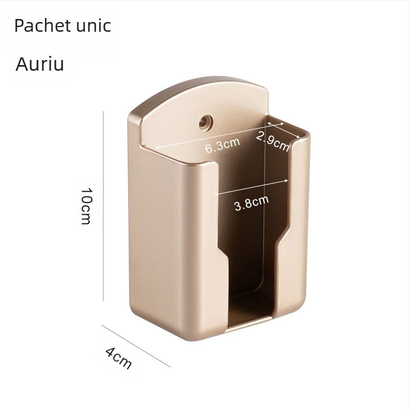 Telefon mobil cutie de depozitare cu telecomandă pentru TV, fără perforații, aer condiționat, telecomandă, încărcător de telefon mobil, raft de depozitare