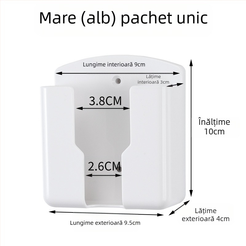 Telefon mobil cutie de depozitare cu telecomandă pentru TV, fără perforații, aer condiționat, telecomandă, încărcător de telefon mobil, raft de depozitare