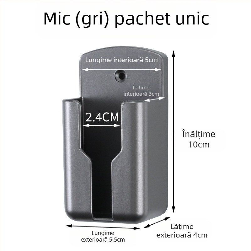 Telefon mobil cutie de depozitare cu telecomandă pentru TV, fără perforații, aer condiționat, telecomandă, încărcător de telefon mobil, raft de depozitare