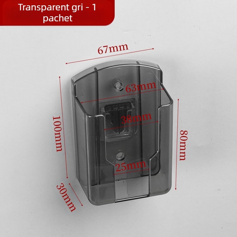 Telefon mobil cutie de depozitare cu telecomandă pentru TV, fără perforații, aer condiționat, telecomandă, încărcător de telefon mobil, raft de depozitare