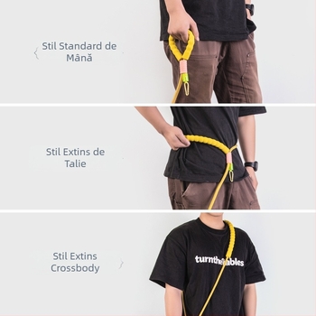 Transfrontalieră Pet Traction Rope Burette P Rope Crossbody Spumă Grip Color Three-in-One Dog Rope Pet Supplies