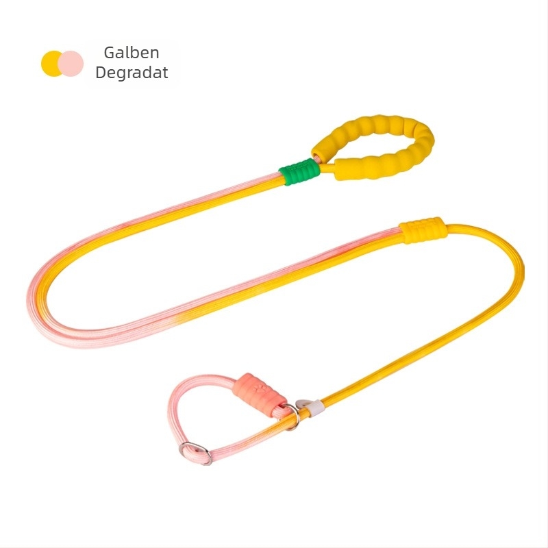 Transfrontalieră Pet Traction Rope Burette P Rope Crossbody Spumă Grip Color Three-in-One Dog Rope Pet Supplies