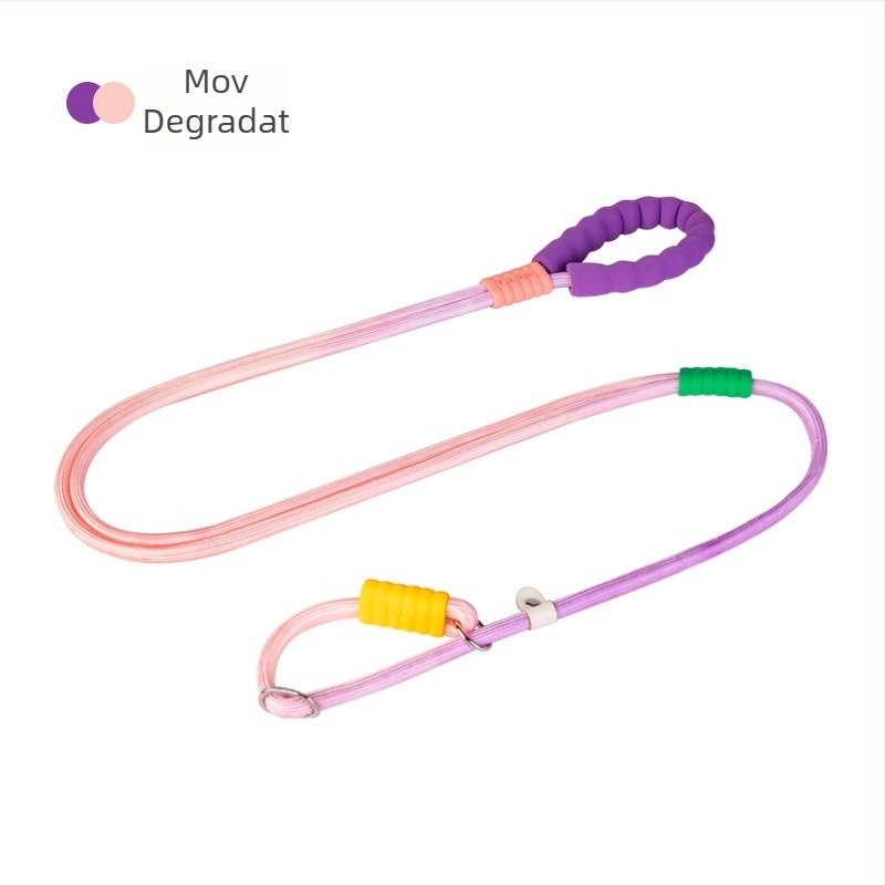 Transfrontalieră Pet Traction Rope Burette P Rope Crossbody Spumă Grip Color Three-in-One Dog Rope Pet Supplies