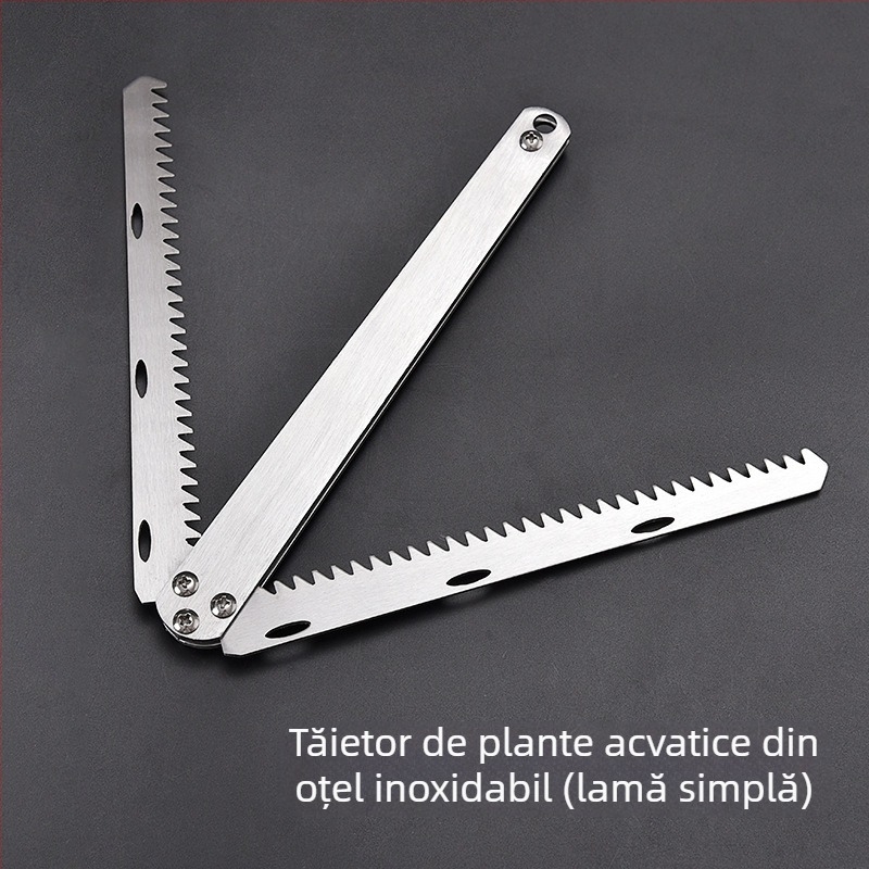 Cuțit ancoră acvatică, mașină de tuns iarba specială pentru pescuit, extractor de buruieni și iarbă, cârlig de prindere a ierbii pentru pescuit sălbatic, artefact de prindere a ierbii