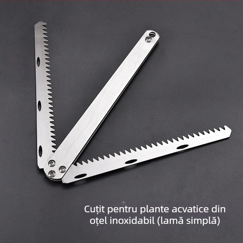 Cuțit ancoră acvatică, mașină de tuns iarba specială pentru pescuit, extractor de buruieni și iarbă, cârlig de prindere a ierbii pentru pescuit sălbatic, artefact de prindere a ierbii